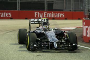 World © Octane Photographic Ltd. Friday 19th September 2014, Singapore Grand Prix, Marina Bay. - Formula 1 Practice 1. McLaren Mercedes MP4/29 – Kevin Magnussen. Digital Ref: