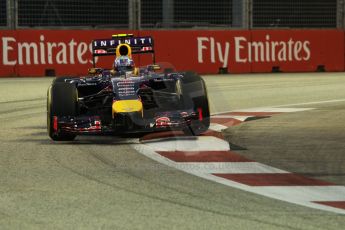 World © Octane Photographic Ltd. Friday 19th September 2014, Singapore Grand Prix, Marina Bay. - Formula 1 Practice 1. Infiniti Red Bull Racing RB10 – Daniel Ricciardo. Digital Ref: