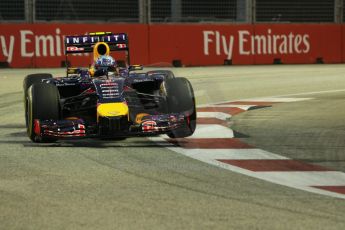 World © Octane Photographic Ltd. Friday 19th September 2014, Singapore Grand Prix, Marina Bay. - Formula 1 Practice 1. Infiniti Red Bull Racing RB10 – Daniel Ricciardo. Digital Ref: