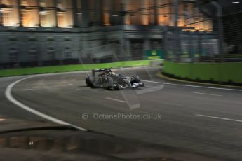 World © Octane Photographic Ltd. Friday 19th September 2014, Singapore Grand Prix, Marina Bay. - Formula 1 Practice 1. Sauber C33 – Esteban Gutierrez. Digital Ref :