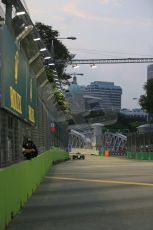 World © Octane Photographic Ltd. Friday 19th September 2014, Singapore Grand Prix, Marina Bay. - Formula 1 Practice 1. Mercedes AMG Petronas F1 W05 – Lewis Hamilton. Digital Ref: