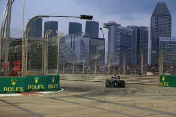 World © Octane Photographic Ltd. Friday 19th September 2014, Singapore Grand Prix, Marina Bay. - Formula 1 Practice 1. McLaren Mercedes MP4/29 – Kevin Magnussen. Digital Ref: 1118LB1D9688