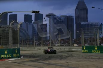 World © Octane Photographic Ltd. Friday 19th September 2014, Singapore Grand Prix, Marina Bay. - Formula 1 Practice 1. Infiniti Red Bull Racing RB10 – Daniel Ricciardo. Digital Ref: 1118LB1D9748