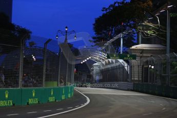 World © Octane Photographic Ltd. Friday 19th September 2014, Singapore Grand Prix, Marina Bay. - Formula 1 Practice 1. Force India. Digital Ref: 1118LB1D9847