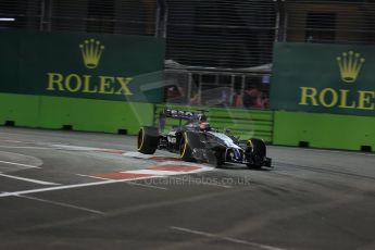 World © Octane Photographic Ltd. Friday 19th September 2014, Singapore Grand Prix, Marina Bay. - Formula 1 Practice 1. McLaren Mercedes MP4/29 - Jenson Button. Digital Ref: 1118LB1D9902