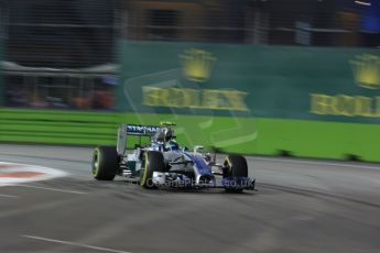 World © Octane Photographic Ltd. Friday 19th September 2014, Singapore Grand Prix, Marina Bay. - Formula 1 Practice 1. Mercedes AMG Petronas F1 W05 - Nico Rosberg. Digital Ref: