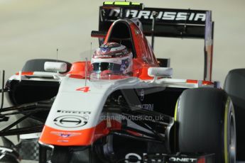 World © Octane Photographic Ltd. Friday 19th September 2014, Singapore Grand Prix, Marina Bay. - Formula 1 Practice 2. Marussia F1 Team MR03 – Max Chilton. Digital Ref: