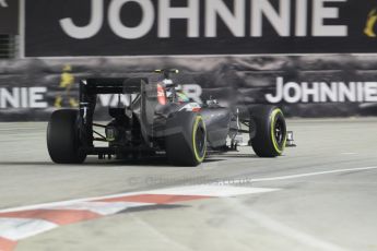 World © Octane Photographic Ltd. Friday 19th September 2014, Singapore Grand Prix, Marina Bay. - Formula 1 Practice 2. Sauber C33 – Esteban Gutierrez. Digital Ref :