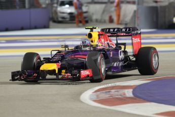 World © Octane Photographic Ltd. Friday 19th September 2014, Singapore Grand Prix, Marina Bay. - Formula 1 Practice 2. Infiniti Red Bull Racing RB10 – Daniel Ricciardo. Digital Ref: