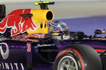 World © Octane Photographic Ltd. Friday 19th September 2014, Singapore Grand Prix, Marina Bay. - Formula 1 Practice 2. Infiniti Red Bull Racing RB10 – Daniel Ricciardo. Digital Ref: