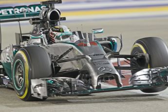 World © Octane Photographic Ltd. Friday 19th September 2014, Singapore Grand Prix, Marina Bay. - Formula 1 Practice 2. Mercedes AMG Petronas F1 W05 – Lewis Hamilton. Digital Ref: