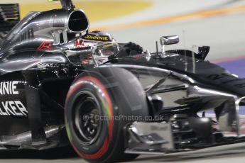 World © Octane Photographic Ltd. Friday 19th September 2014, Singapore Grand Prix, Marina Bay. - Formula 1 Practice 2. McLaren Mercedes MP4/29 – Kevin Magnussen. Digital Ref: