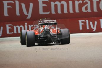 World © Octane Photographic Ltd. Friday 19th September 2014, Singapore Grand Prix, Marina Bay. - Formula 1 Practice 2. Scuderia Ferrari F14T – Kimi Raikkonen. Digital Ref: