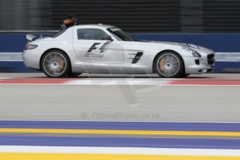 World © Octane Photographic Ltd. Saturday 20th September 2014, Singapore Grand Prix, Marina Bay. - Formula 1 Practice 3. Mercedes SLS AMG GT Safety Car. Digital Ref: