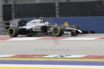 World © Octane Photographic Ltd. Saturday 20th September 2014, Singapore Grand Prix, Marina Bay. - Formula 1 Practice 3. McLaren Mercedes MP4/29 – Kevin Magnussen. Digital Ref: