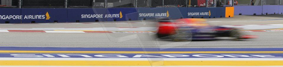 World © Octane Photographic Ltd. Saturday 20th September 2014, Singapore Grand Prix, Marina Bay. Formula 1 Practice 3. Infiniti Red Bull Racing RB10 - Sebastian Vettel. Digital Ref: