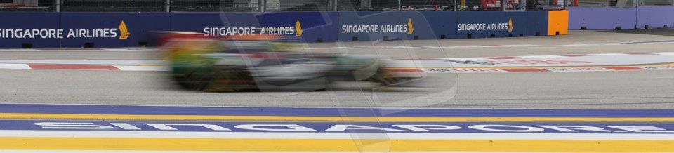 World © Octane Photographic Ltd. Saturday 20th September 2014, Singapore Grand Prix, Marina Bay. - Formula 1 Practice 3. Sahara Force India VJM07 – Sergio Perez. Digital Ref:
