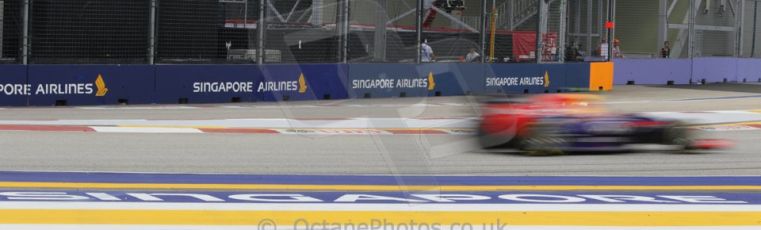 World © Octane Photographic Ltd. Saturday 20th September 2014, Singapore Grand Prix, Marina Bay. - Formula 1 Practice 3. Infiniti Red Bull Racing RB10 – Daniel Ricciardo. Digital Ref: