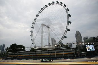 World © Octane Photographic Ltd. Saturday 20th September 2014, Singapore Grand Prix, Marina Bay. - Formula 1 Practice 3. Mercedes AMG Petronas F1 W05 - Nico Rosberg. Digital Ref: