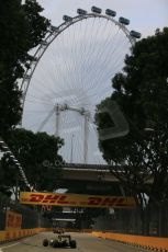 World © Octane Photographic Ltd. Saturday 20th September 2014, Singapore Grand Prix, Marina Bay. - Formula 1 Practice 3. Mercedes AMG Petronas F1 W05 – Lewis Hamilton. Digital Ref:
