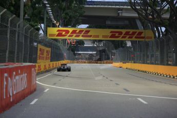 World © Octane Photographic Ltd. Saturday 20th September 2014, Singapore Grand Prix, Marina Bay. Formula 1 Practice 3. Infiniti Red Bull Racing RB10 - Sebastian Vettel. Digital Ref: