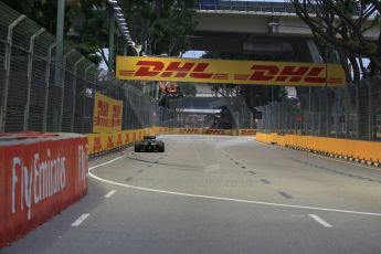 World © Octane Photographic Ltd. Saturday 20th September 2014, Singapore Grand Prix, Marina Bay. - Formula 1 Practice 3. Sahara Force India VJM07 – Sergio Perez. Digital Ref: