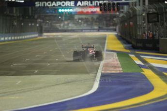 World © Octane Photographic Ltd. Saturday 20th September 2014, Singapore Grand Prix, Marina Bay. - Formula 1 Qualifying. Scuderia Toro Rosso STR 9 – Daniil Kvyat. Digital Ref: 1124CB1D9283