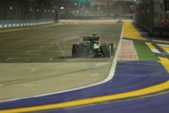 World © Octane Photographic Ltd. Saturday 20th September 2014, Singapore Grand Prix, Marina Bay. - Formula 1 Qualifying. Sahara Force India VJM07 – Nico Hulkenburg. Digital Ref : 1124CB1D9288