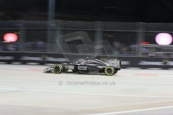 World © Octane Photographic Ltd. Saturday 20th September 2014, Singapore Grand Prix, Marina Bay. - Formula 1 Qualifying. McLaren Mercedes MP4/29 – Kevin Magnussen. Digital Ref: 1124LB1D2127