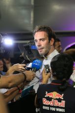 World © Octane Photographic Ltd. Saturday 20th September 2014, Singapore Grand Prix, Marina Bay. - Formula 1 Qualifying Paddock. Scuderia Toro Rosso STR9 - Jean-Eric Vergne. Digital Ref: 1125LB1D2792