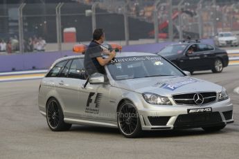 World © Octane Photographic Ltd. Sunday 21st September 2014, Singapore Grand Prix, Marina Bay. - Formula 1 Medical Car - Mercedes C63 AMG Estate. Digital Ref: 1127CB1D0961