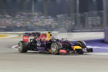 World © Octane Photographic Ltd. Saturday 20th September 2014, Singapore Grand Prix, Marina Bay. - Formula 1 Race outlap. Infiniti Red Bull Racing RB10 – Daniel Ricciardo. Digital Ref: 1127CB1D1055