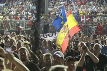 World © Octane Photographic Ltd. Sunday 21st September 2014, Singapore Grand Prix, Marina Bay. - Formula 1 Podium. Fan track invasion. Digital Ref: