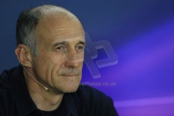 World © Octane Photographic Ltd. Friday 19th September 2014, Singapore Grand Prix, Marina Bay. - Formula 1 Team Personnel Press Conference - Franz Tost - Scuderia Toro Rosso. Digital Ref: