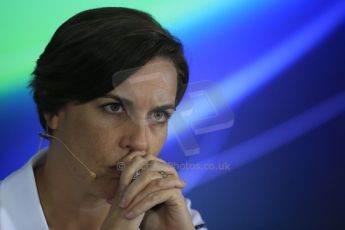 World © Octane Photographic Ltd. Friday 19th September 2014, Singapore Grand Prix, Marina Bay. - Formula 1 Team Personnel Press Conference - Williams Martini Racing - Claire Williams. Digital Ref: