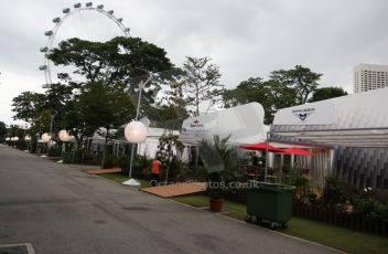 World © Octane Photographic Ltd. Saturday 20th September 2014, Singapore Grand Prix, Marina Bay. Formula 1 Paddock. Digital Ref: 1122CB1D8194