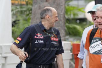 World © Octane Photographic Ltd. Saturday 20th September 2014, Singapore Grand Prix, Marina Bay. - Formula 1 Paddock. Scuderia Toro Rosso - Franz Tost. Digital Ref: 1122CB1D8273