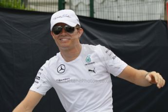 World © Octane Photographic Ltd. Saturday 20th September 2014, Singapore Grand Prix, Marina Bay. - Formula 1 Paddock. Mercedes AMG Petronas F1 W05 - Nico Rosberg. Digital Ref: 1122CB1D8410