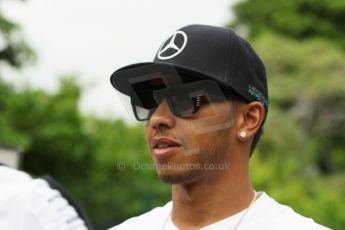 World © Octane Photographic Ltd. Saturday 20th September 2014, Singapore Grand Prix, Marina Bay. - Formula 1 Paddock. Mercedes AMG Petronas F1 W05 – Lewis Hamilton. Digital Ref: 1122CB1D8530