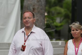World © Octane Photographic Ltd. Saturday 20th September 2014, Singapore Grand Prix, Marina Bay. - Formula 1 Paddock. Max Chilton's Mother and Father. Digital Ref: 1122CB1D8534