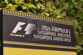 World © Octane Photographic Ltd. Thursday 18th September 2014, Singapore Grand Prix, Marina Bay. - Formula 1 Paddock. Digital Ref: 1116CB1D6808