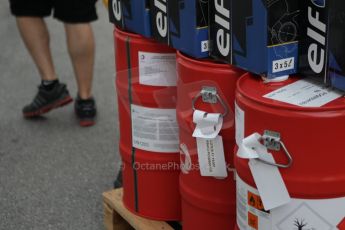 World © Octane Photographic Ltd. Wednesday 17th September 2014, Singapore Grand Prix, Marina Bay. Formula 1 Setup and atmosphere. Lotus F1 Team Total fuel being delivered. Digital Ref: 1115CB1D6423