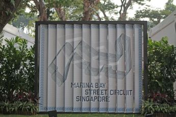 World © Octane Photographic Ltd. Wednesday 17th September 2014, Singapore Grand Prix, Marina Bay. Formula 1 Setup and atmosphere. Digital Ref: 1115CB1D6435