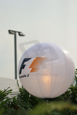 World © Octane Photographic Ltd. Wednesday 17th September 2014, Singapore Grand Prix, Marina Bay. Formula 1 Setup and atmosphere. F1 Balloon decoration. Digital Ref: 1115LB1D8680