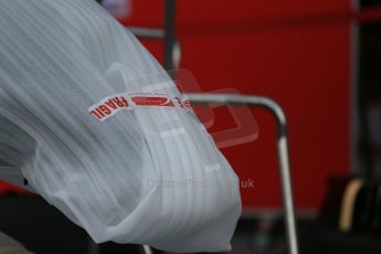 World © Octane Photographic Ltd. Wednesday 17th September 2014, Singapore Grand Prix, Marina Bay. Formula 1 Setup and atmosphere. Lotus F1 team new noses wrapped for delivery. Digital Ref: 1115LB1D8688