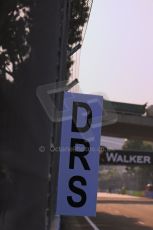 World © Octane Photographic Ltd. Wednesday 17th September 2014, Singapore Grand Prix, Marina Bay. Formula 1 Setup and atmosphere. DRS activation zone after turn 5. Digital Ref: 1115LB1D8759