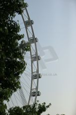 World © Octane Photographic Ltd. Wednesday 17th September 2014, Singapore Grand Prix, Marina Bay. Formula 1 Setup and atmosphere. The Singapore Flyer. Digital Ref: 1115LB1D8780