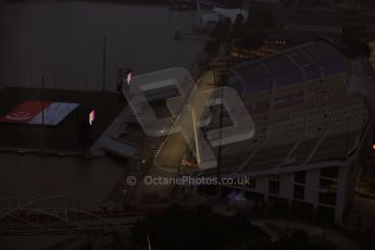 World © Octane Photographic Ltd. Wednesday 17th September 2014, Singapore Grand Prix, Marina Bay. Formula 1 Setup and atmosphere. Turns 17 and 18. Digital Ref: 1115LB1D8826