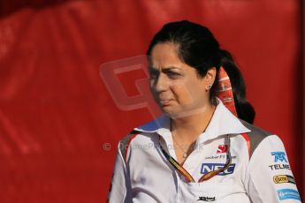 World © Octane Photographic Ltd. Friday 9th May 2014. Circuit de Catalunya - Spain - Formula 1 Paddock. Sauber - Monisha Kaltenborn. Digital Ref: