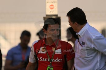 World © Octane Photographic Ltd. Friday 9th May 2014. Circuit de Catalunya - Spain - Formula 1 Paddock. Scuderia Ferrari F14T – Pedro de la Rosa. Digital Ref: